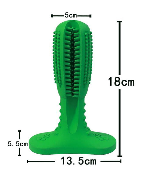 Bite-Resistant Dog Toothbrush and Molar Toy