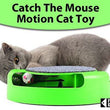 Interactive Mouse Cat Toy with Scratch Board for Kittens and Cats