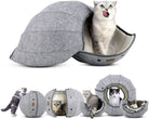 Foldable Breathable Pet Bed and Kennel - Creative Semi-Enclosed Cat Mat