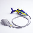 Interactive Plush Cat Fish Toy: Pet Airbag Teaser for Playful Fun with Mint Scent