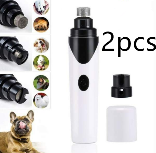Electric Pet Nail Grinder with Low Vibration and Noise for Dogs and Cats