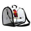 Transparent PVC Bird Cage with Mesh Design