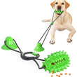 Interactive Suction Cup Dog Toy for Tug-of-War and Molar Training