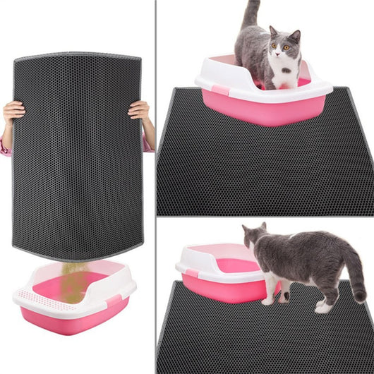 Foldable Pet Cat Scratching Pad with Massage Function