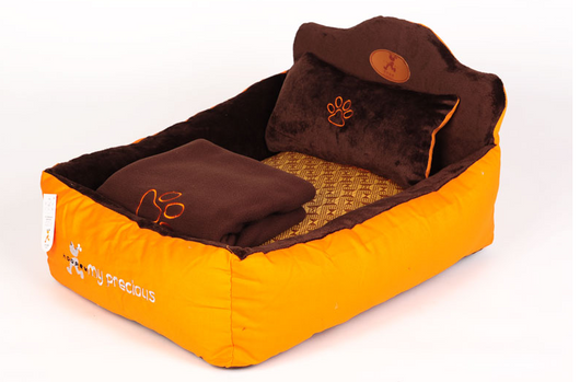 Removable Three-Piece Pet Bed for Dogs and Cats