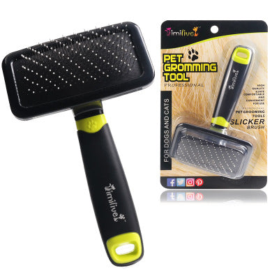 Efficient Grooming Comb for Cats and Dogs with Durable ABS Material