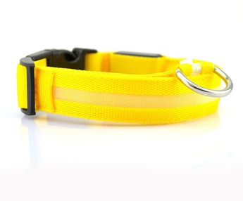 Adjustable Luminous LED Collar and Leash Set for Nighttime Safety of Dogs and Cats