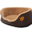 Round Pet Sofa Bed with Soft and Warm Wool Material