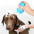 Silicone Pet Bath Brush and Massager for Grooming and Cleaning