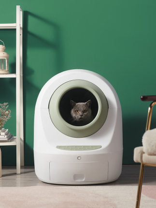 Smart Electric Fully Enclosed Cat Litter Box with WiFi Connectivity