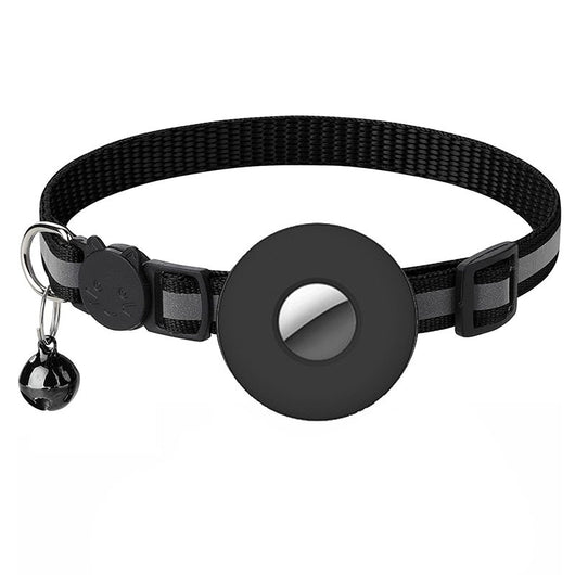 Reflective Airtag Pet Collar with Bell for Cats | Adjustable  Anti Lost
