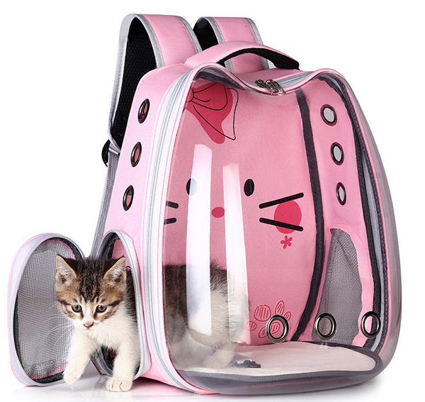 Convenient and Breathable Pet Backpack for Cats and Dogs 🐶