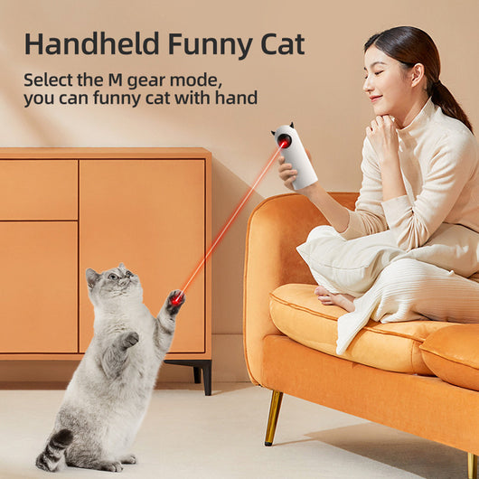 Automatic Infrared Cat Teaser Toy - Electric Interactive Pet Product