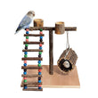 Eco-Friendly Solid Wood Parrot Station for Training and Playing