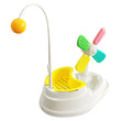 Desktop Grass Box Pet Toy with Windmill and Funny Cat Stick